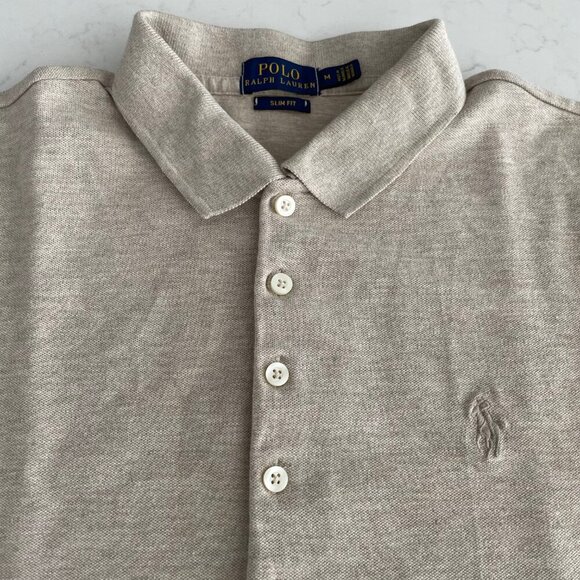 Polo by Ralph Lauren Women's Beige Polo Shirt - Picture 4 of 11
